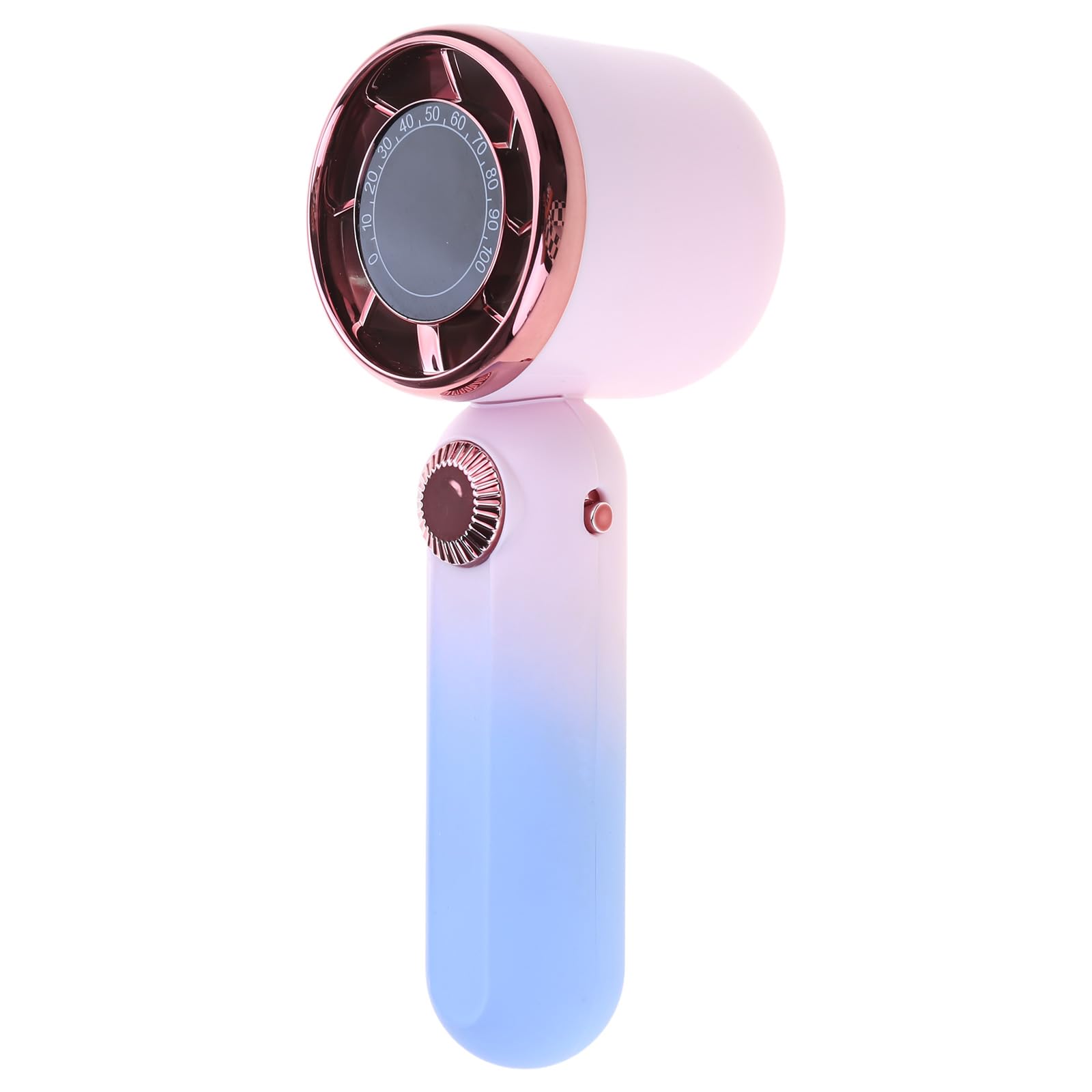 FGJsfhrDTU Portable Fan, Adjust Speed USB Handheld 4000mah Battery Refreshing Airflows Powerful(Purple)