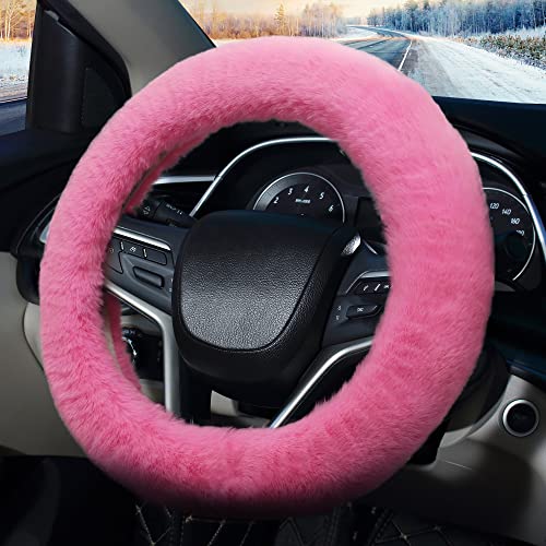 Plüsch Lenkradbezug Winter - Weiche Lenkradhülle Für Auto 37-38 Cm