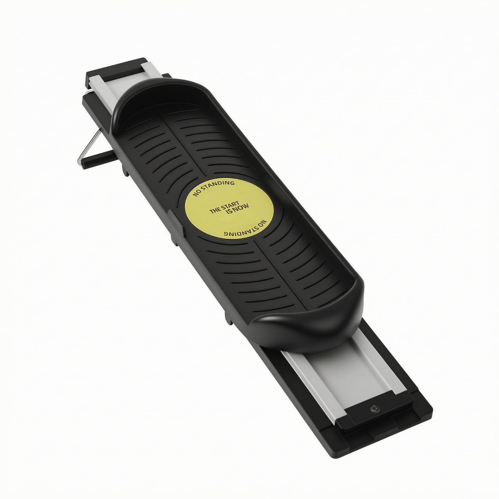 Aluminum Alloy Knee Joint Sliding Instructor Ribbed Grip Knee Slide Instructor Raised Platform Sliding Exercise Board Black Finish, Knee Sliding Trainer | Sporting Goods-image-3