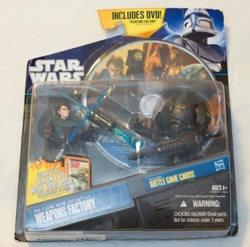 Star Wars 2011 Clone Wars Animated Exclusive DVD Action Figure 2Pack Anakin Skywalker Super Battle Droid