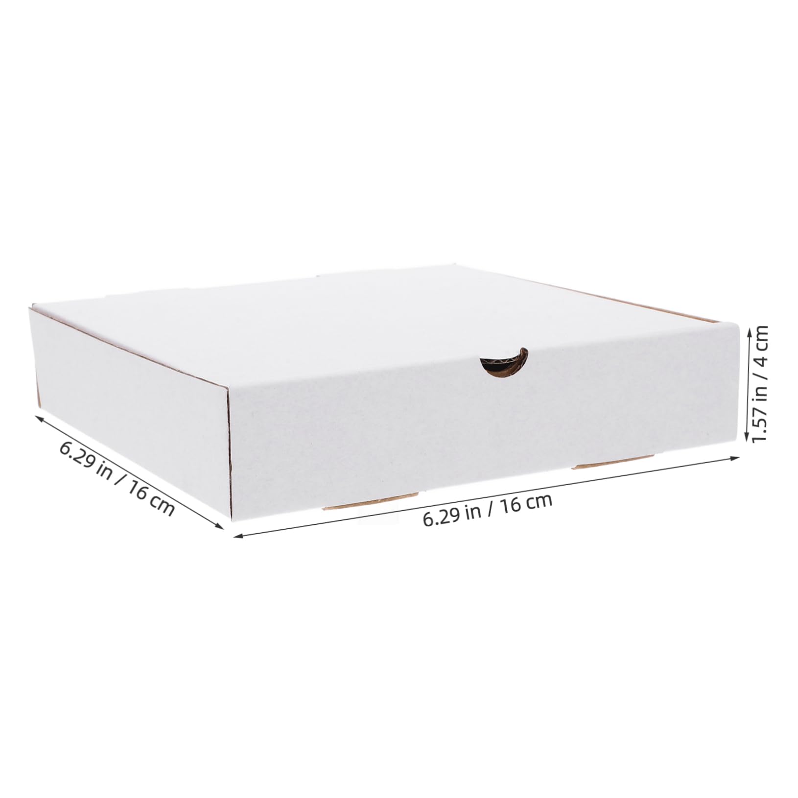 TOPBATHY 30 Scatole Pizza Bianche in Carta Kraft Riutilizzabili da 6 Pollici, Resistenti al Grasso, per Asporto e Conservazione della Freschezza, Confezione da 30 Pezzi