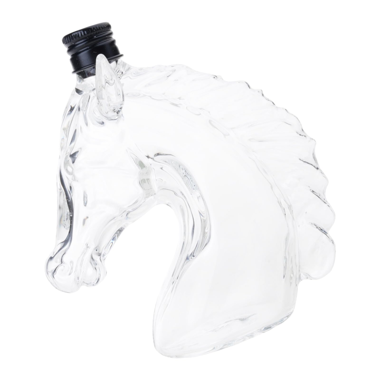 ZWWAAZHF Horse Head Themed Whiskeys Decanter with Leak Proof Lid for Cocktail Parties and Collectors Beverage Storage Solution Whiskeys Decanter for Parties