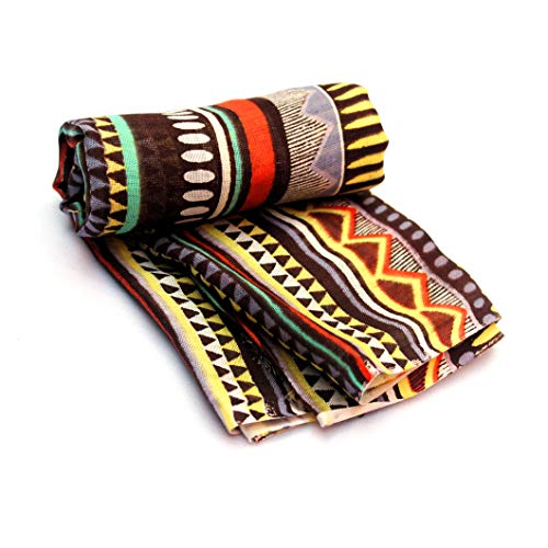 Image of bratkrok WOMEN'S STYLISH FLORAL PRINTED RAYON SCARF /SCARVES /STOLE FOR SUMMERS