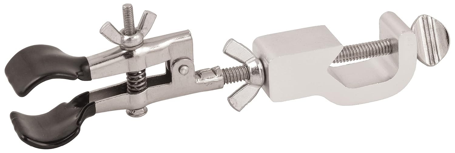 Eisco Burette Clamp – Heavy-Duty PVC Coated Round Steel Jaws, 45mm Jaw Opening, Secure Grip for Lab Burettes, Retort Stands, Chemistry, Science Experiments & Industrial Use-image-30