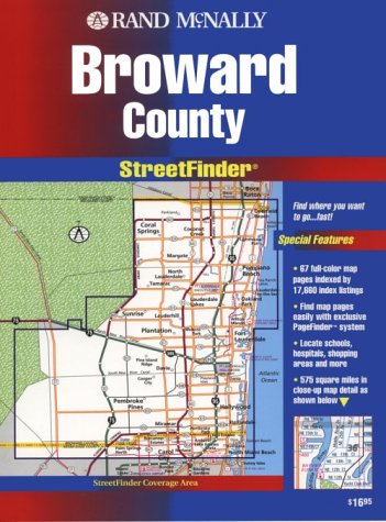 Rand McNally Streetfinder Broward County, Florida 0528972626 Book Cover
