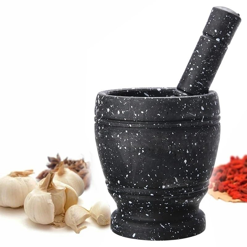 Pestle and Mortar Pestle Mortar Grinder Solid Crusher Set Herb Spice Pepper Garlic Manual Masher