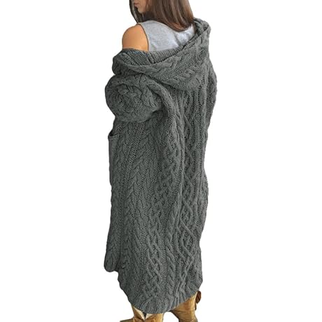 Cable Knit Long Cardigan Sweaters with Pockets: Long-Lasting Warmth and Effortless Style