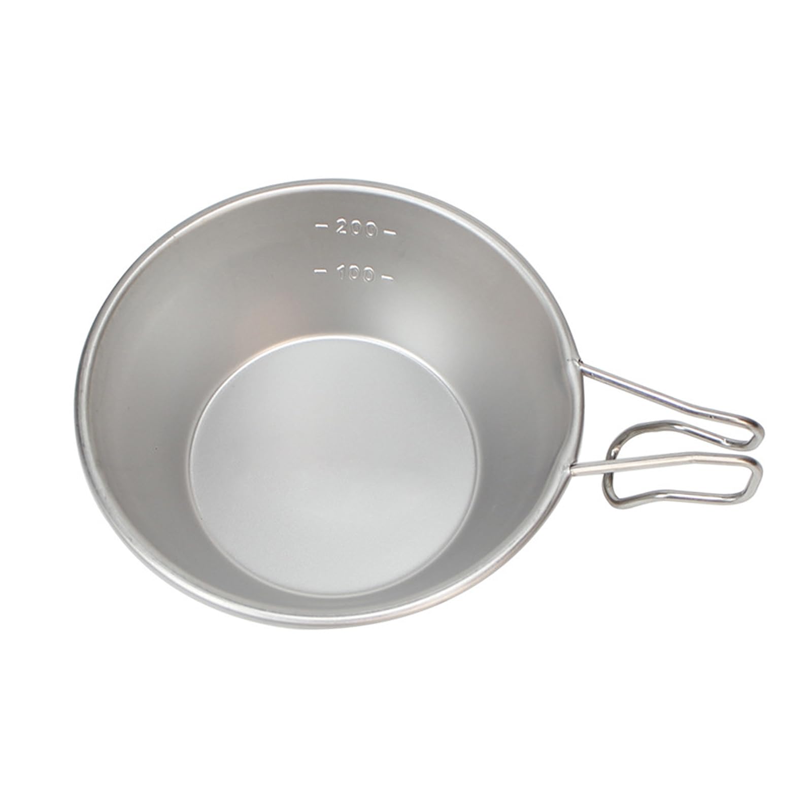 Oxxggkao Stainless Steel Camping Cup 16.5x12cm Hangable Soup Bowl Portable For Barbecue Hiking Camping Picnics