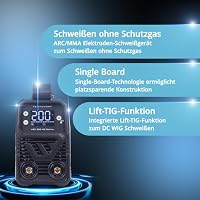 STAHLWERK Elektroden-Schweißgerät ARC 200 MD Digital – Vollausstattung – Ansicht 4