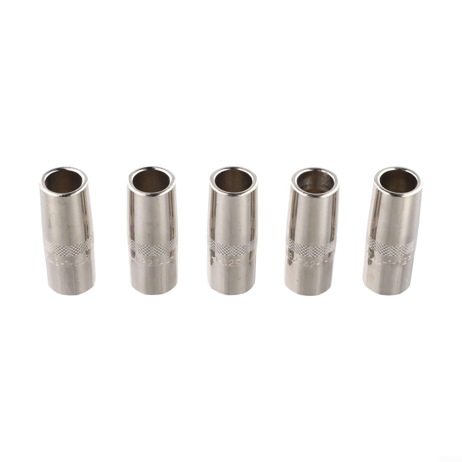 -Pack MIG Ugello Gas /8 Pollice Filettato Saldatura Ugello 350A con /8 Pollici Incasso Rame Consumabili per Magnum PRO 250L 300L Parti di Ricambio