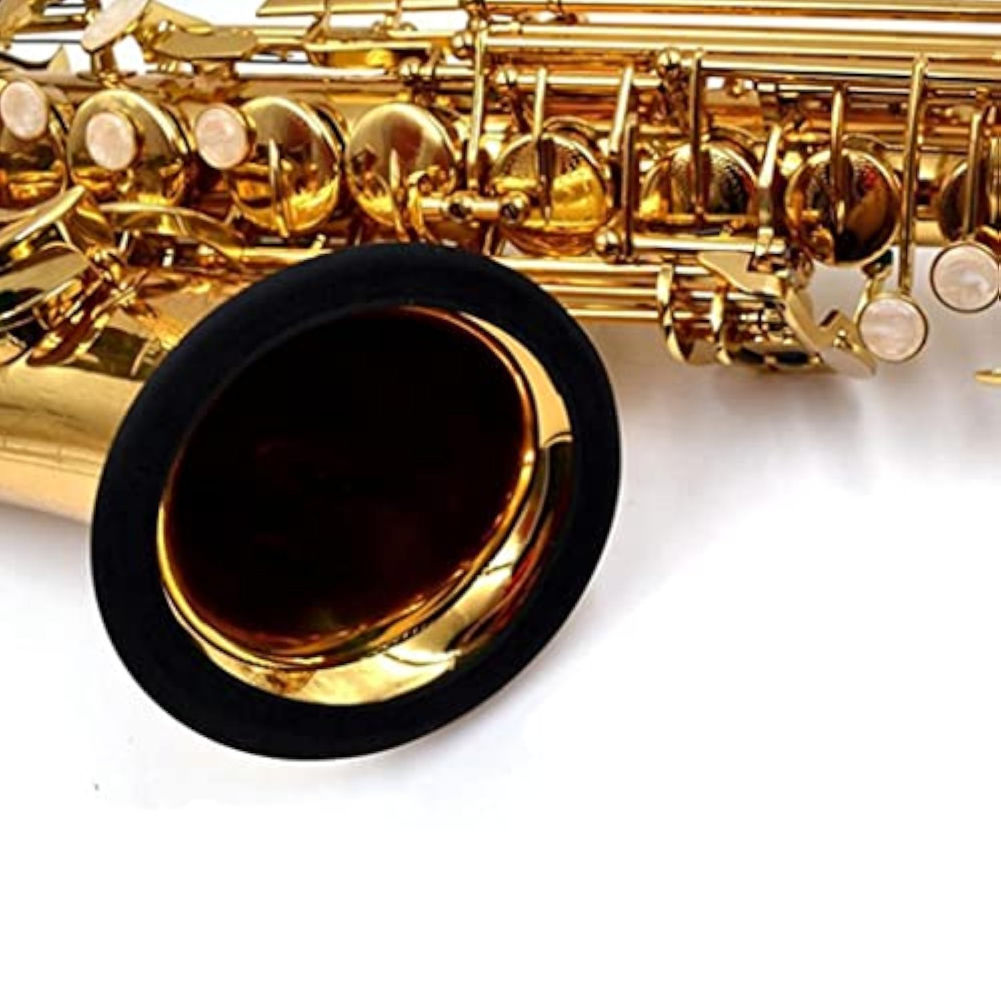 Black Alto Saxophone Trumpet Ring Mute Protector