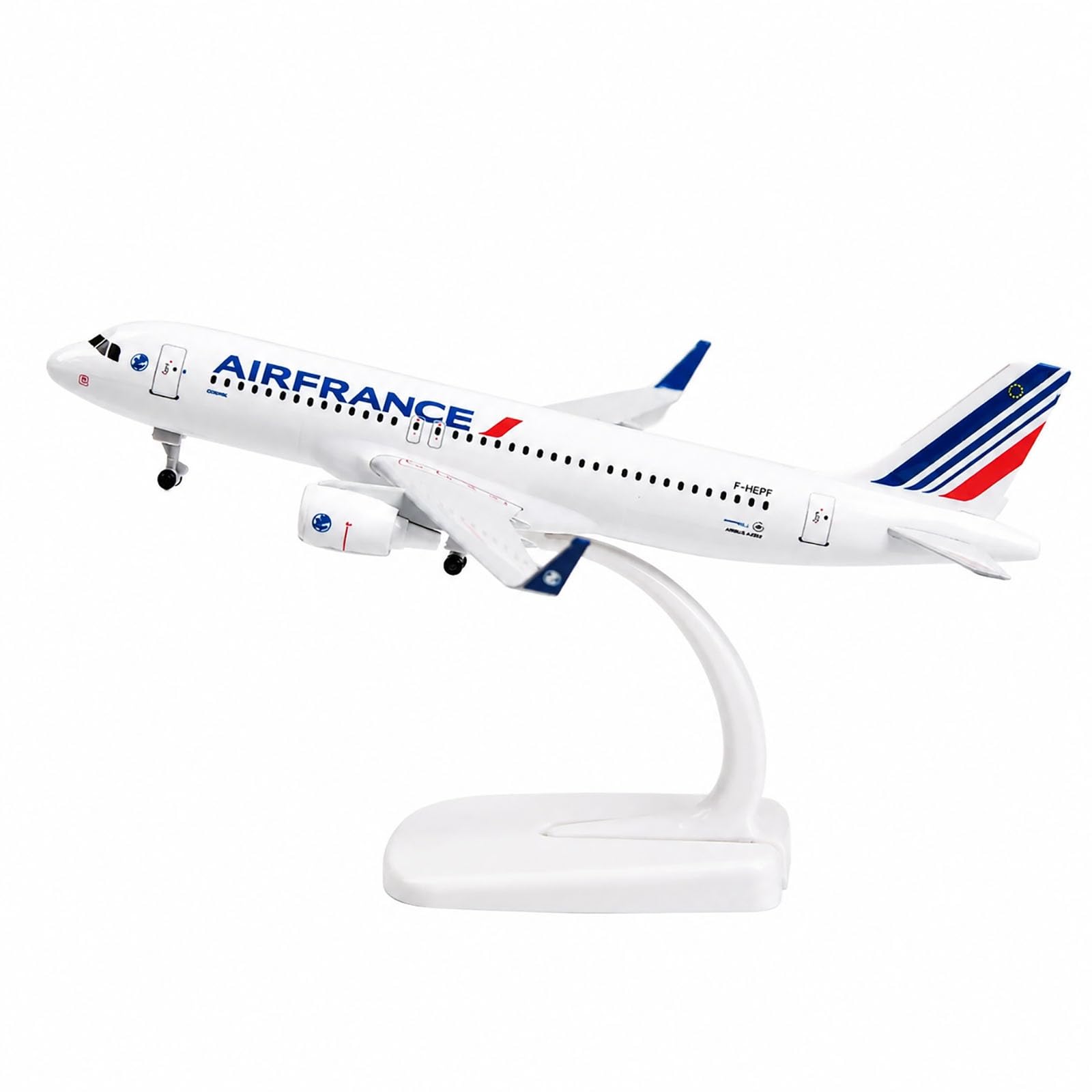 Modello di aereo da 7,9 pollici Modello di aereo a reazione francese A320