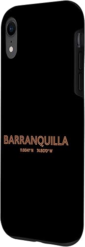 Miniatura 2 de iPhone XR Colombia City Coordinates - Funda Barranquilla