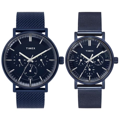 Image of TIMEX Analog Watch for Unisex with Round Dial & Water Resistant Unisex Wrist Watches