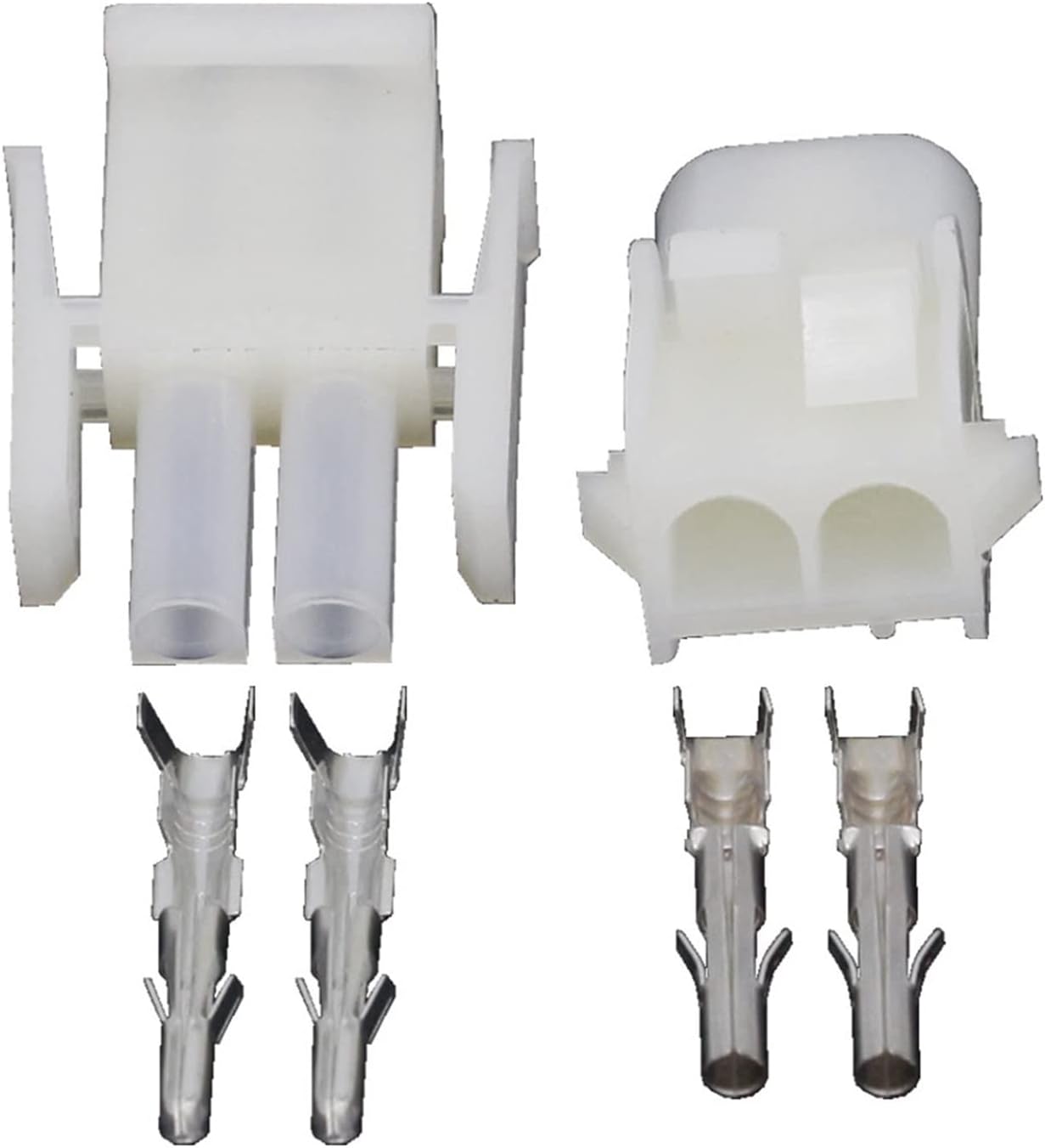 Multi-Purpose 2 Pin Elevator Sheath with Connector Male and Female Car Connector with Terminals DJ3021-2.1-11/21 (Color : Male and Female Plug, Package : 10 Sets)