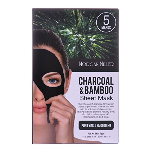 Morgan Miller Charcoal & Bamboo Sheet Mask (5ct)