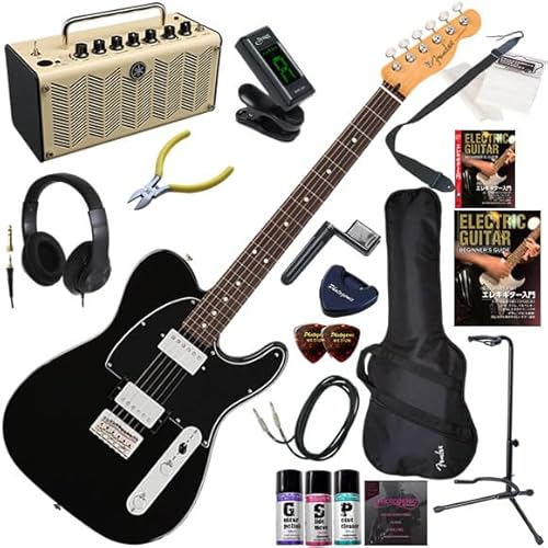 【セット品】FENDER エレキギター初心者入門 メキシコ製テレキャスター THR5が入ってる大人の19点セット PlayerII Telecaster HH/BLK/R(ブラック/ローズ指板)