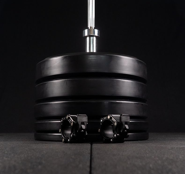 Disco Olímpico Bumper Negro ION fitness