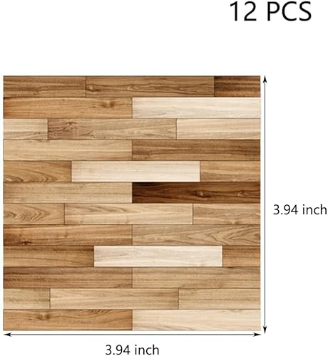 Miniatura 2 de SAMCAMI Accesorios para casa de muñecas en miniatura, papel tapiz y suelo de casa de muñecas autoadhesivos, accesorios para casa de muñecas mini