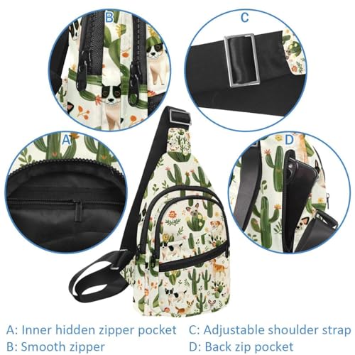 Mochila cruzada para viajar manos libres con correa ajustable multicolor 2