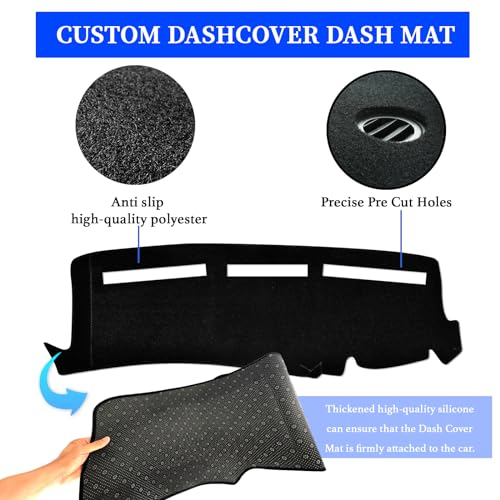 Biifoxee Dash Cover Custom Fit for GMC Sierra Chevy Chevrolet Silverado 1999-2006 GMC Yukon XL/Chevy Suburban Tahoe Avalanche 2000-2006 Dashboard Cover Dashcover Dash Mat Accessories