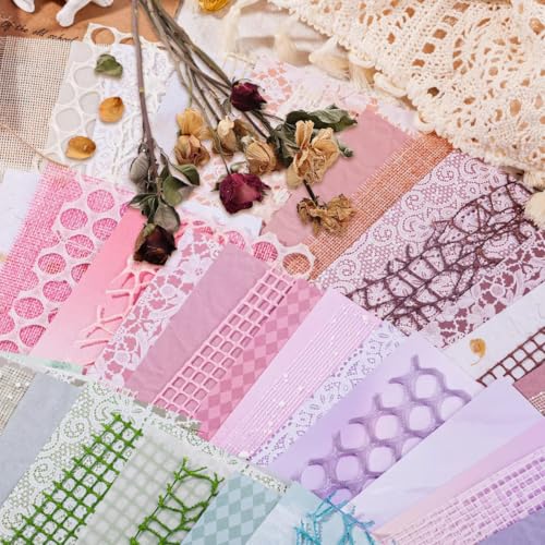 Papier de scrapbooking texturé pour bullet journal et carnet