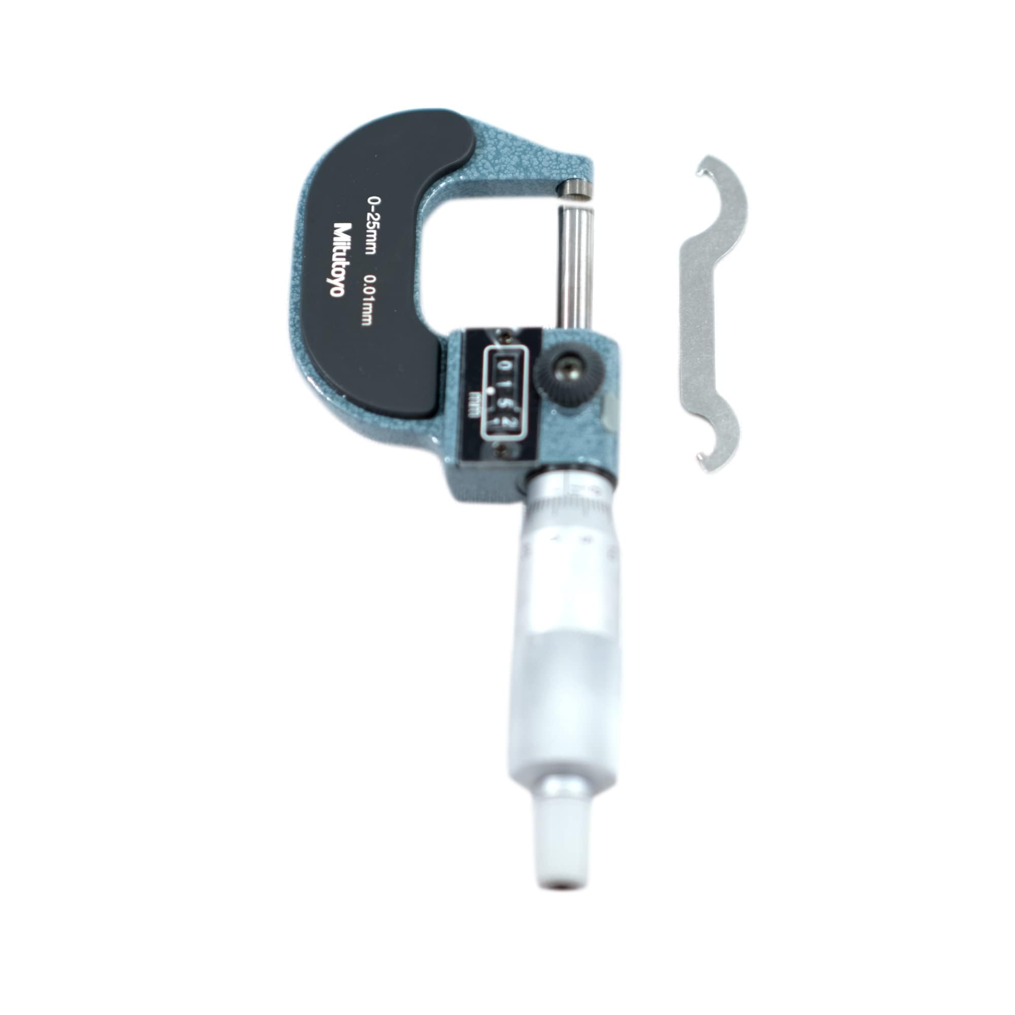 193-101 Digit Outside Micrometer, Ratchet Stop, 0-2