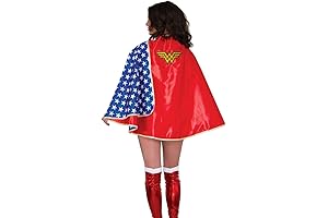 Rubie's DC Comics Wonder Woman Deluxe 30-Inch Costume Cape, One Size