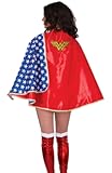 Rubies DC Comics Superheroes&colon; Wonder Woman Cape for Adults&comma; Women&apos;s One Size