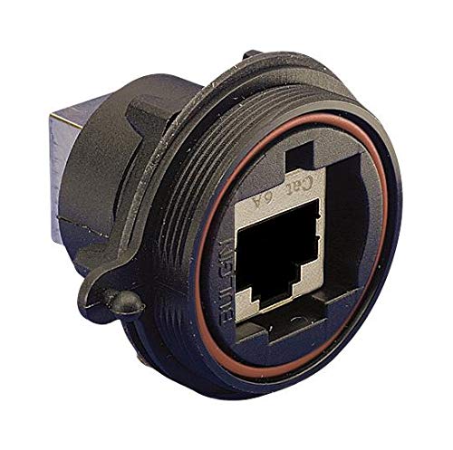 Łącznik, gniazdo RJ45, 8POS, CAT6A, adaptery panelowe, złącza modułowe, adaptery modułowe, ilość 1 | PX0893