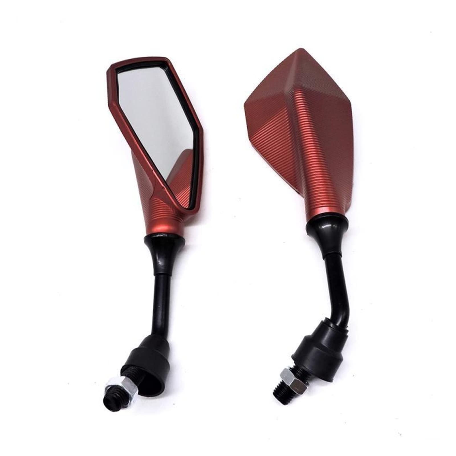 Retrovisore Parti Ricambio Specchietto Retrovisore Moto 7 Colori Scooter E-bike Retromarcia Specchietto Retrovisore Accessori Modificati 1 Paio Specchietti Laterale (Colore : 6)