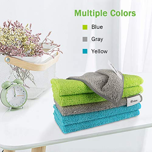 image for AIDEA Microfiber Cleaning Cloths Softer Highly Absorbent, Lint Free St