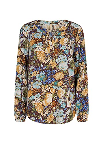 SOYACONCEPT Damen SC-BRANKA 2 Bluse, 6160 Cashmere Blue Combi, Small