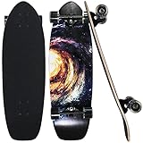 cruiser skateboard yamba oxelo  Seasonland Cruiser Skateboard Tablas de skate de madera (Nebulosas)