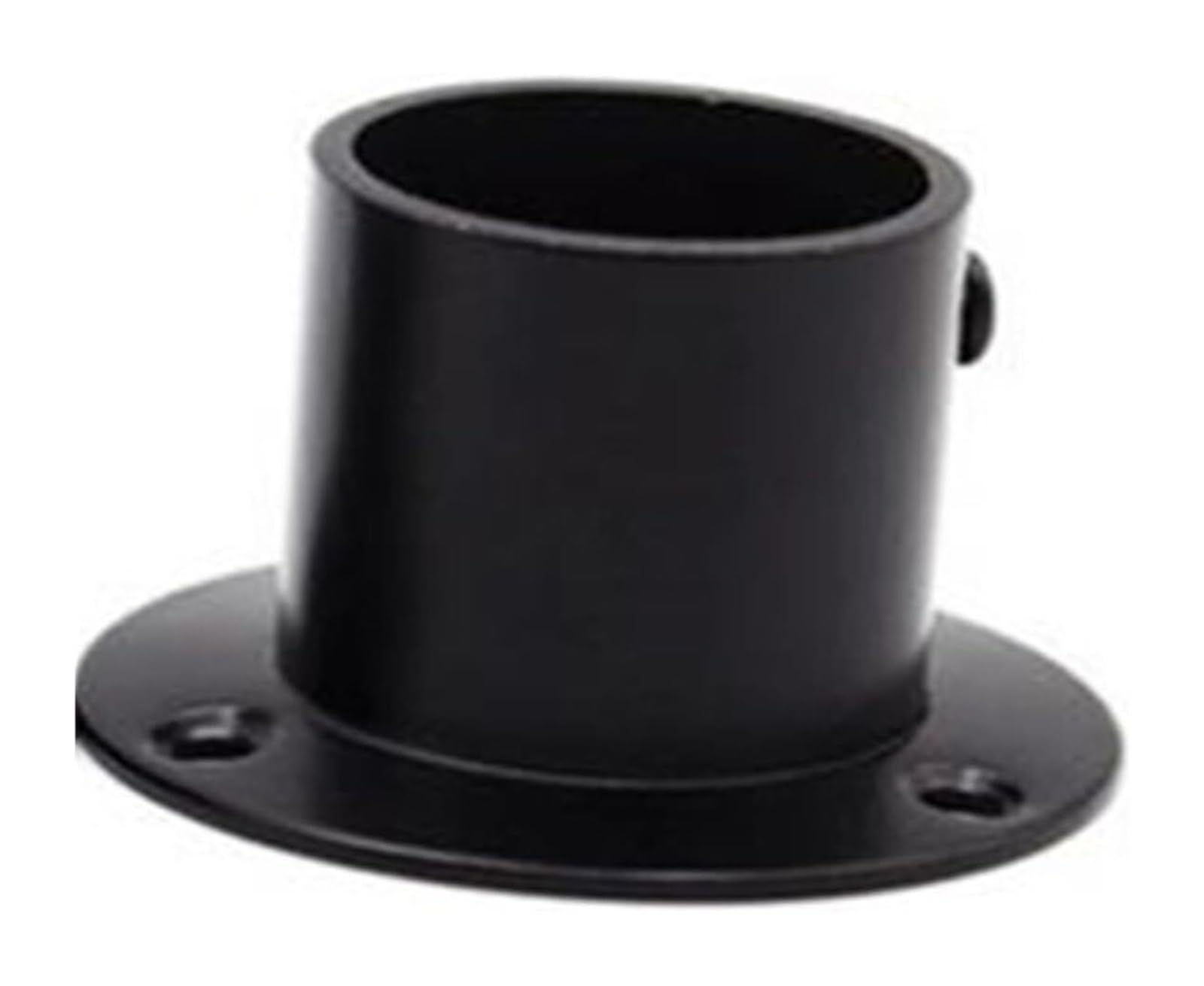 QRLKJHGFA Round Wardrobe Brackets Sockets, 2PC Stainless Steel Wardrobe Pole Sockets And Locking Brackets Black 19-32mm Diameter(Diameter 32mm)