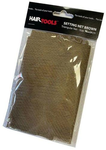 Hair Tools Setting Net Brown 95 x 74cm