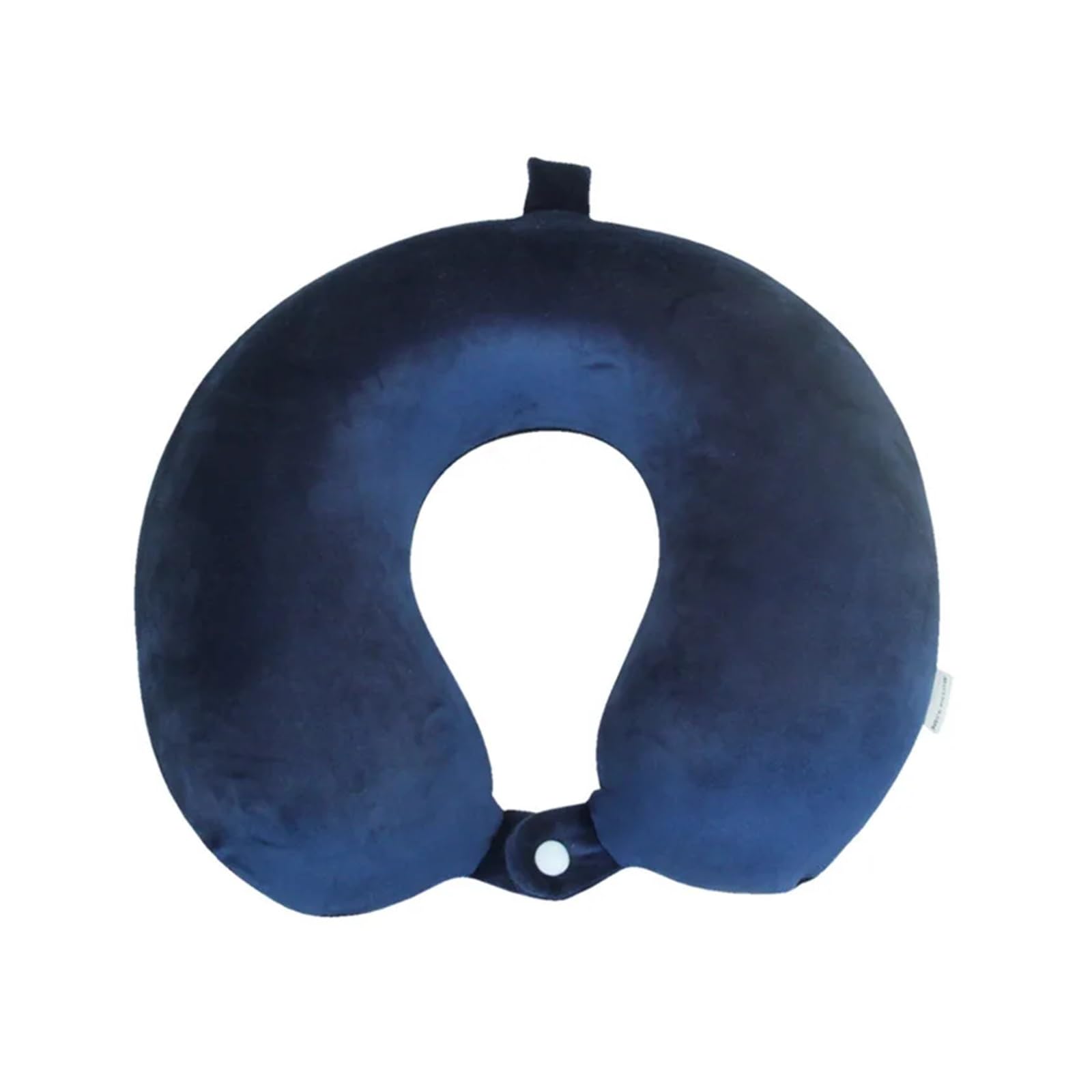 WWYYZAYC Solid Color Neck Pillow Slow Rebound Memory Cotton U-shaped Pillow Car Travel Neck Pillow Office Embroidery(Color23)