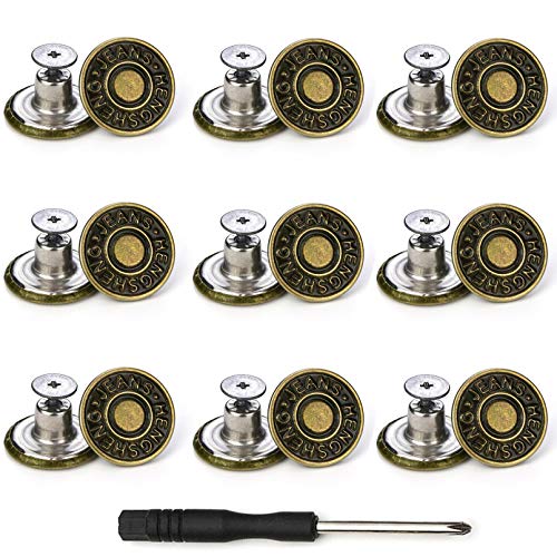 Jeans buttons replacement, instant no sew buttons for pants with …