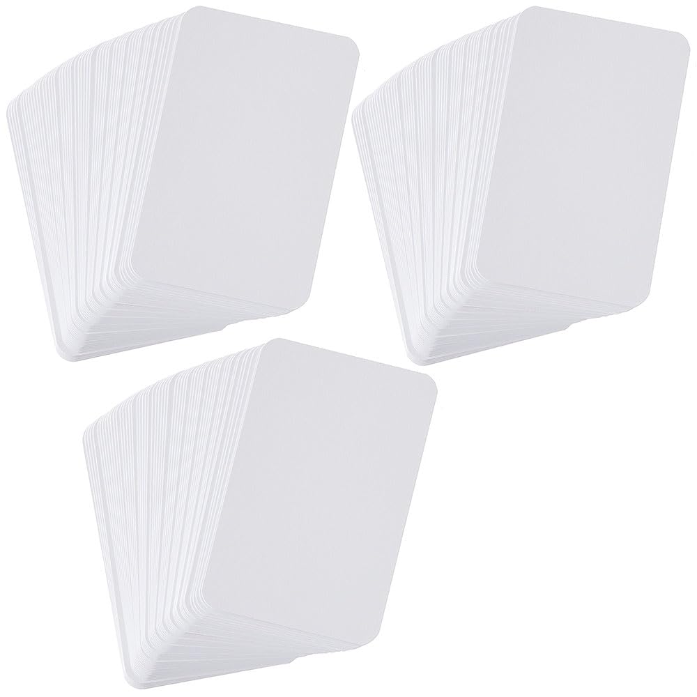 Baker Ross FN554 Cartes à Jouer Vierges Lot de 3 - Créez Vos Propres Cartes