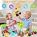 Hodurgyi 50 PCS Magnetic Foam Blocks for Kids, Large Magnetic Building Blocks for Toddlers 3+, Kids Bath Toys and Preschool STEM Educational Toys, Birthday for Boys & Girls 3 4 5 6+ Years Old