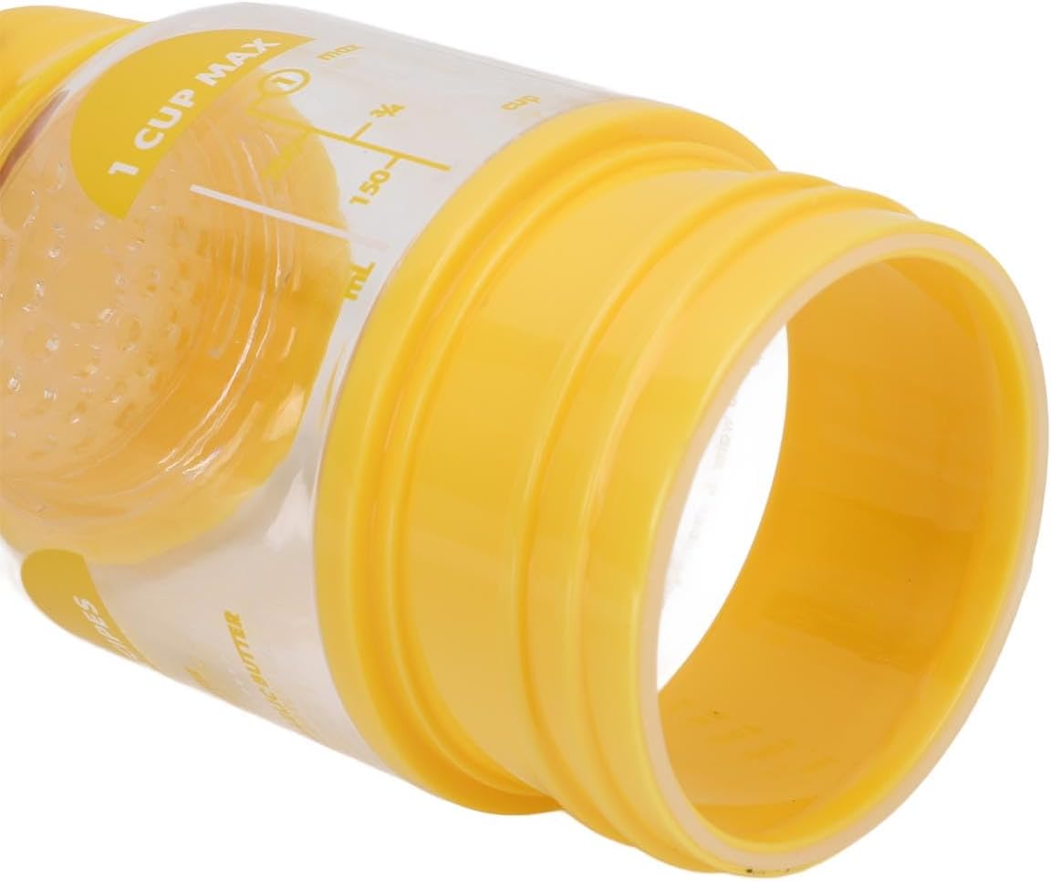 Cocoarm Homemade Butter Maker Cup Butter Maker Cup Manual Butterbutters Shaker DIY Butter Barrel Butter Shaker Cream Separator Reliable Butter Making Bottle