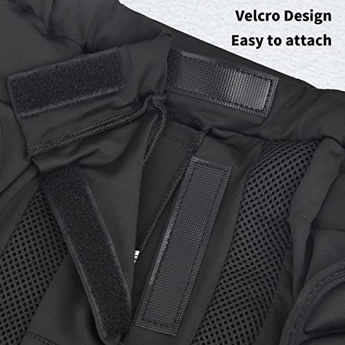 Tentock Adulti Pantaloncini da Pattinaggio - Pantaloncini Imbottiti 3D per Sci e Skateboarding, Newbie/Veterano - Image 5