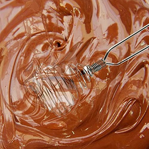 1 Pcs 8 Inch Stainless Steel Spring Whisk Mini French Spring Coil Whisks Egg Whisk Wire Whip Cream Beater Kitchen Utensils For Stirring, Baking And Cooking (Silver) #TOP4