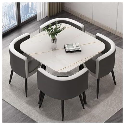 Compact Office Conference Table with Chairs
