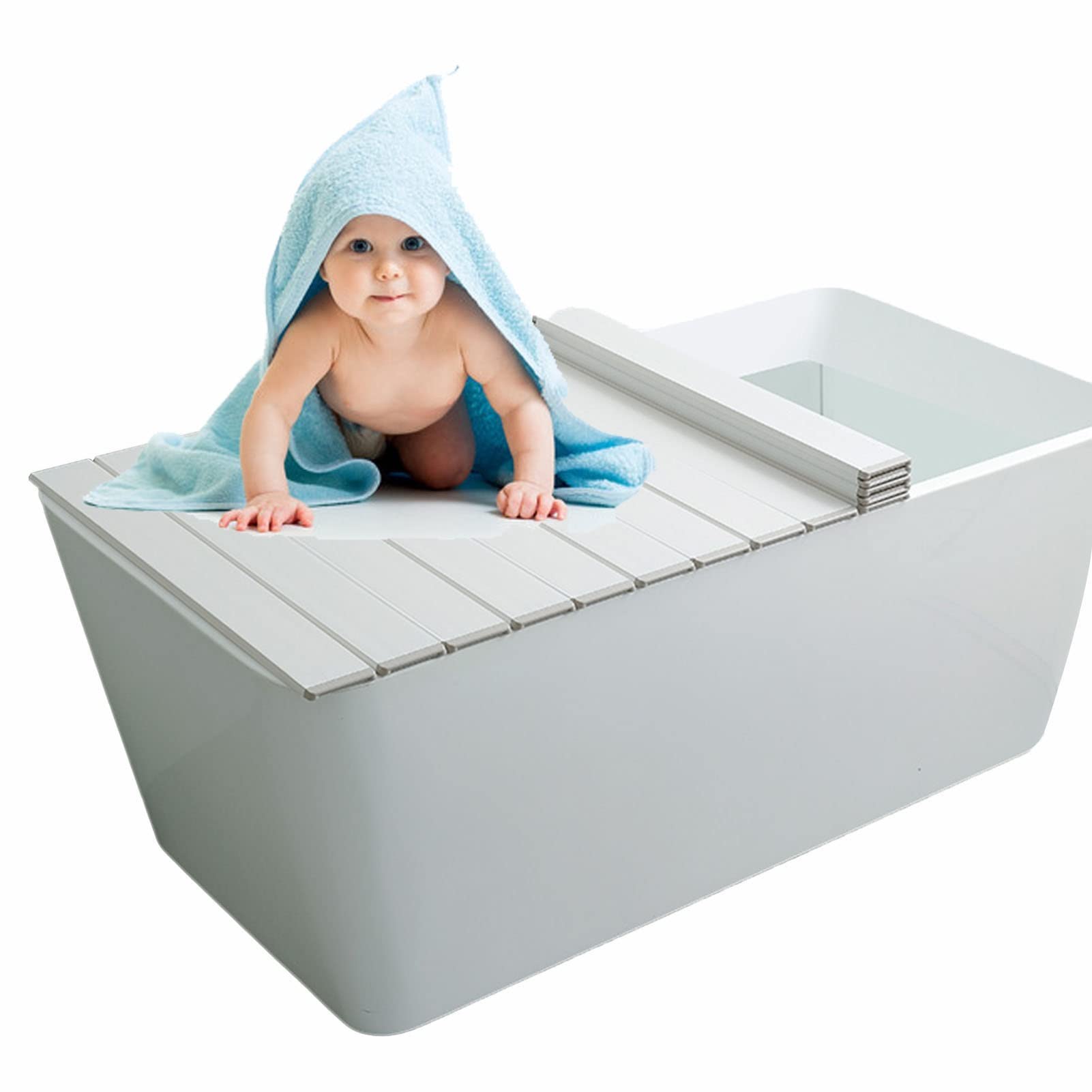 Tapa de baño con persiana protectora y tabla de almacenamiento de polipropileno