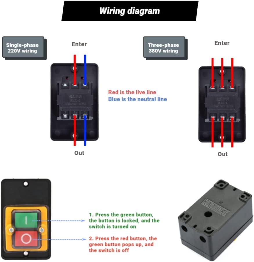 Interrupteur De Remplacement Pour Perceuse à Main - Bouton-poussoir - Installation Facile Et Rapide