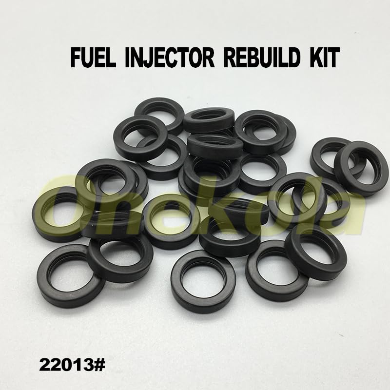 500pieces Fuel injector rubber seals repair kit 21.6 * 5.4mm For Honda For Acura CL 06164-P8E-A00 06164-PCA-000 16406-ZW5-000 - (Color: 500pieces)
