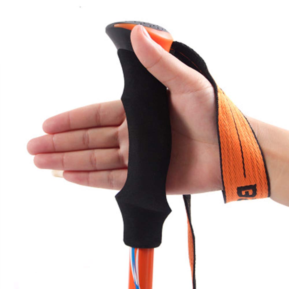 GSP Trekking Pali 3 sezioni Bastoncini da Trekking 135 cm/Impermeabile Antiscivolo Facile Installazione Carburo Fibra di Carbonio Escursionismo Campeggio/Trekking/Speleologia Trekking