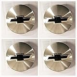 Mesport Set 4 for 2014-2019 Chevy Tahoe Suburban Silverado Style Black Bow TIE Brushed Truck Wheel H