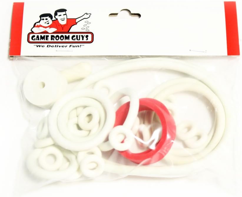 Game Room Guys Bally Hi Lo Ace Pinball White Rubber Ring Kit